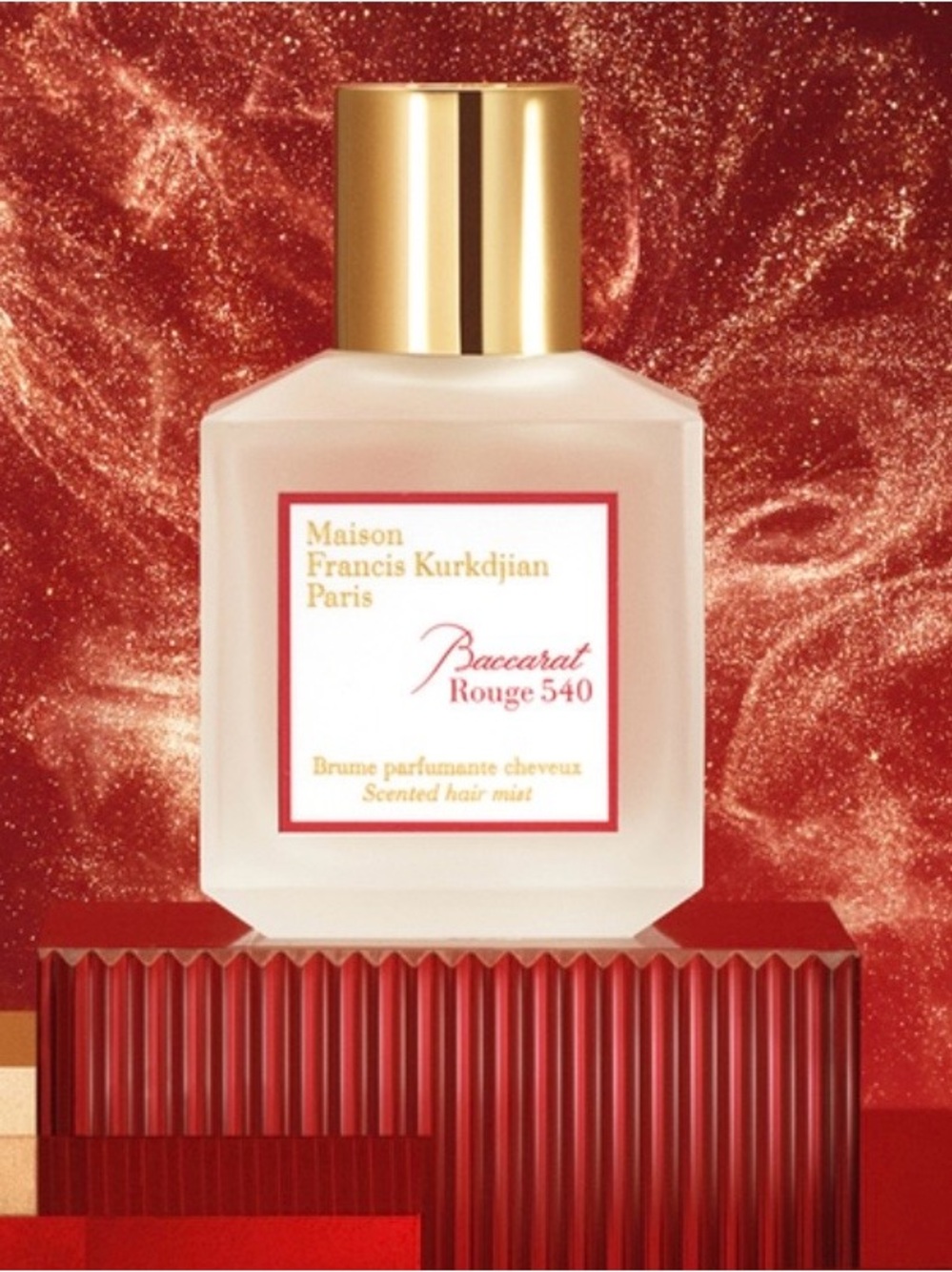 BACCARAT ROUGE 540 SCENTED HAIR MIST 70 ML. Opened. - Picture 2 of 5